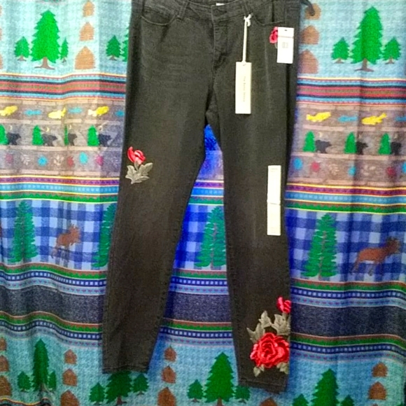 Vintage America 12 Skinny Boho Jeans - Picture 1 of 8